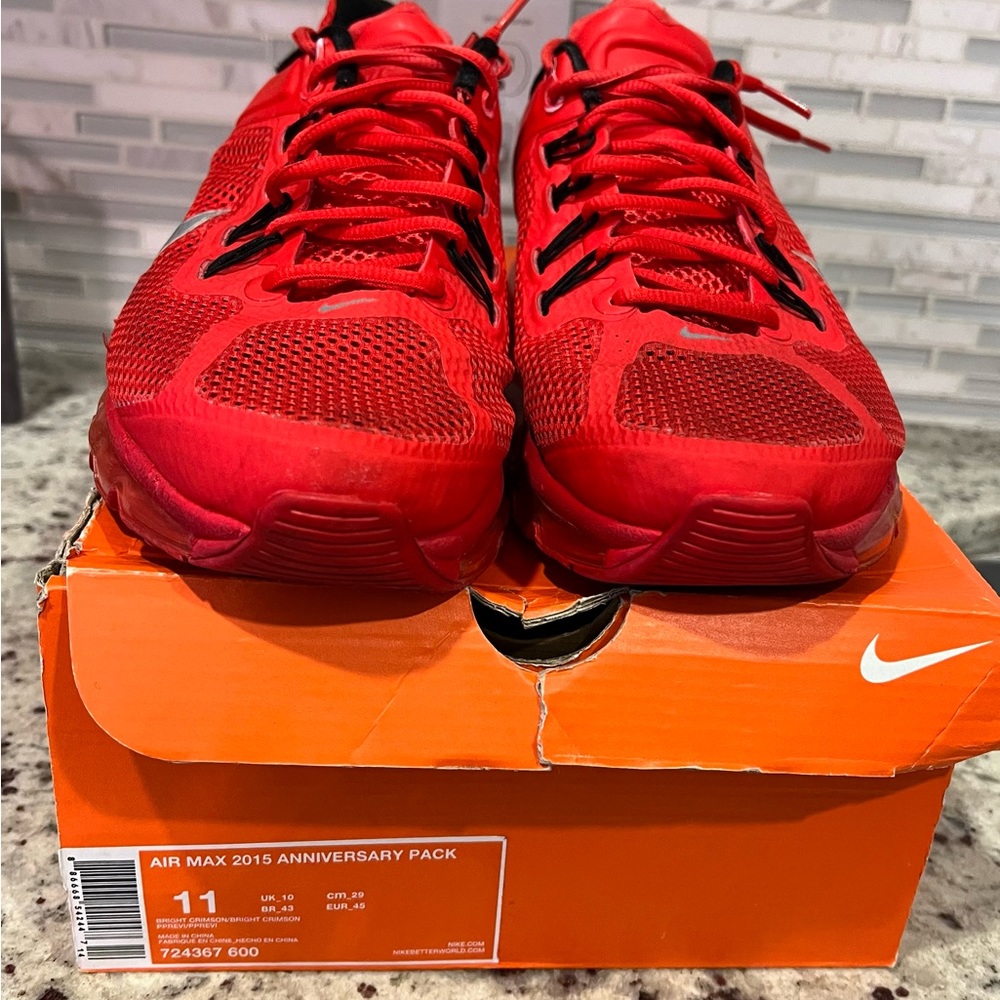 Used Bright Crimson Air Max